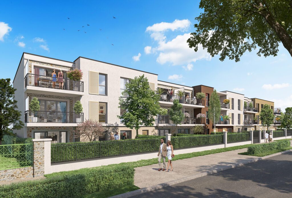 Les Jardins de Courtin - programme immobilier neuf Pomponne (77)