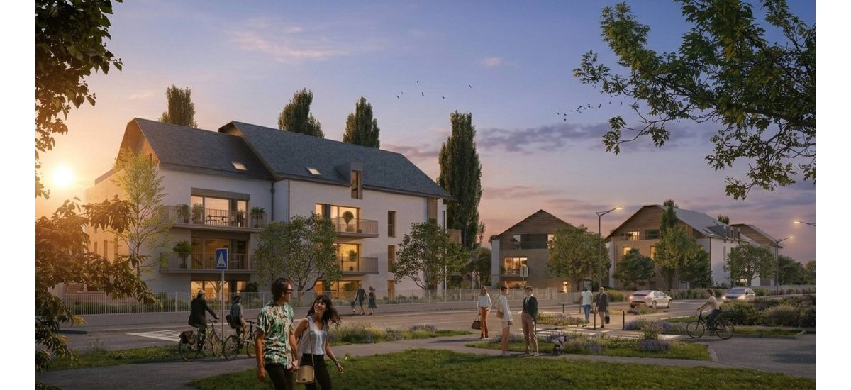 Les Allées d'Aria - programme immobilier neuf ORLEANS (45) - LLI - ANRU - TVA Nominale - TVA réduite - LMNP NON GERE