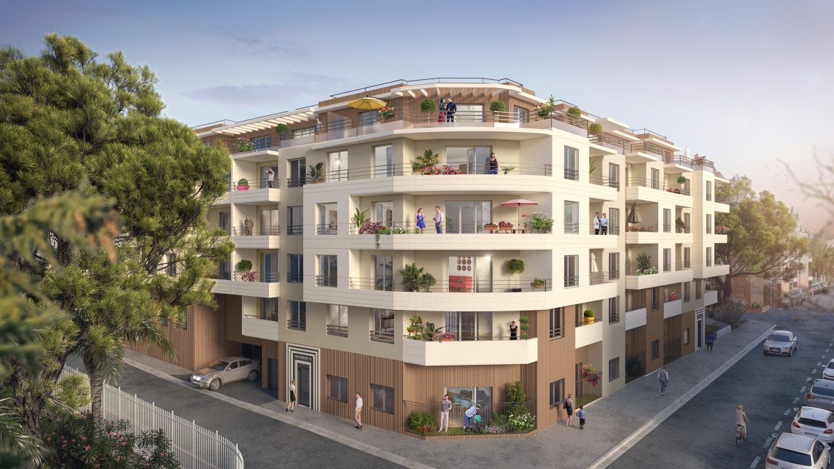 ANTIBES I Juan les Pins - Les Terrasses d'Eden - programme immobilier neuf Antibes (06) - Démembrement