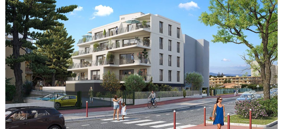 Côté Cannet - programme immobilier neuf LE CANNET (06) - TVA Nominale - LMNP NON GERE