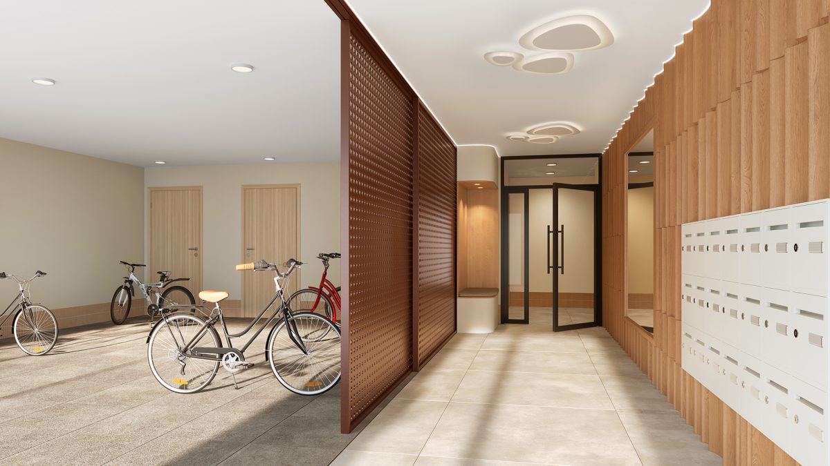 VILLA POUCHET - programme immobilier neuf PARIS 17E ARRONDISSEMENT (75) - TVA Nominale