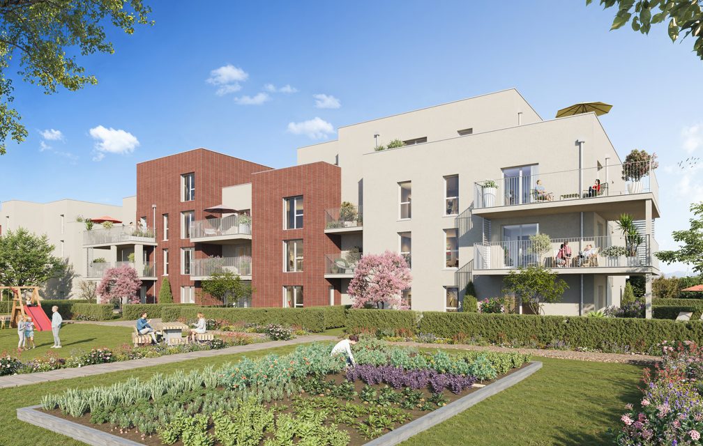 LE JULES FERRY - programme immobilier neuf GRIGNY (69) - LLI, LMNP ancien, Résidence Principale