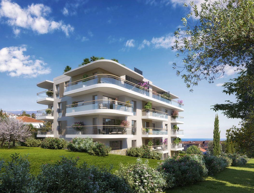 Nouvelle vague - programme immobilier neuf Antibes (06) - Nue-Propriété