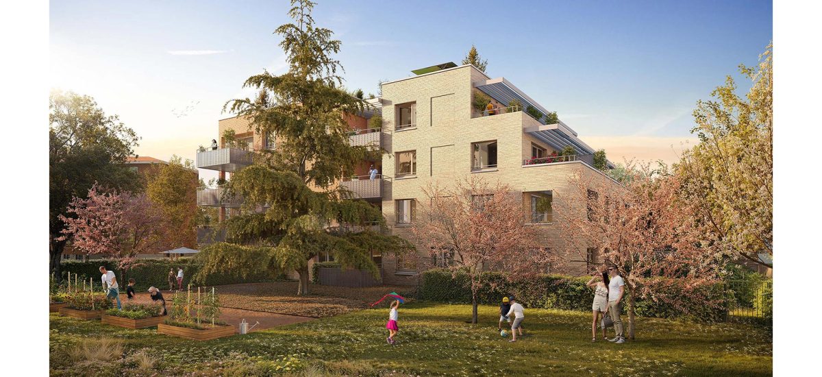 Le Célène - programme immobilier neuf TOULOUSE (31) - LLI - TVA Nominale - LMNP NON GERE