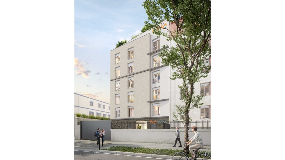 BATIGNOLLES CAMPUS - programme immobilier neuf PARIS 17E ARRONDISSEMENT (75) - LMNP - LMNP/LMP - LMNP GERE