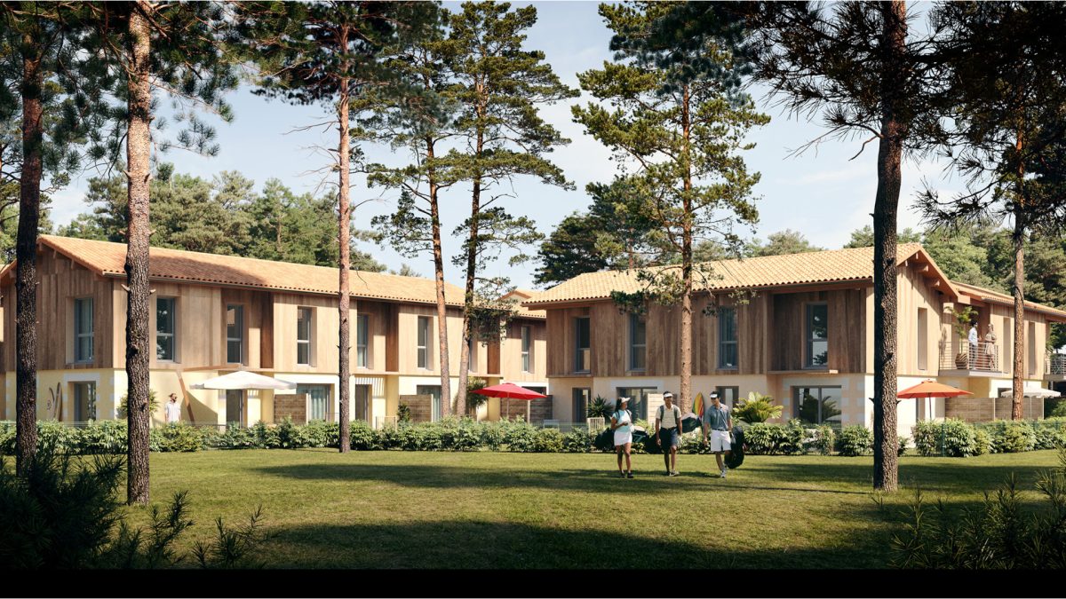 COTE D'ARGENT - programme immobilier neuf LACANAU (33) - TVA Nominale