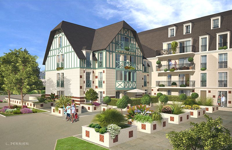 Villa Gabrielle - MS - programme immobilier neuf Deauville (14) - Nue-Propriété