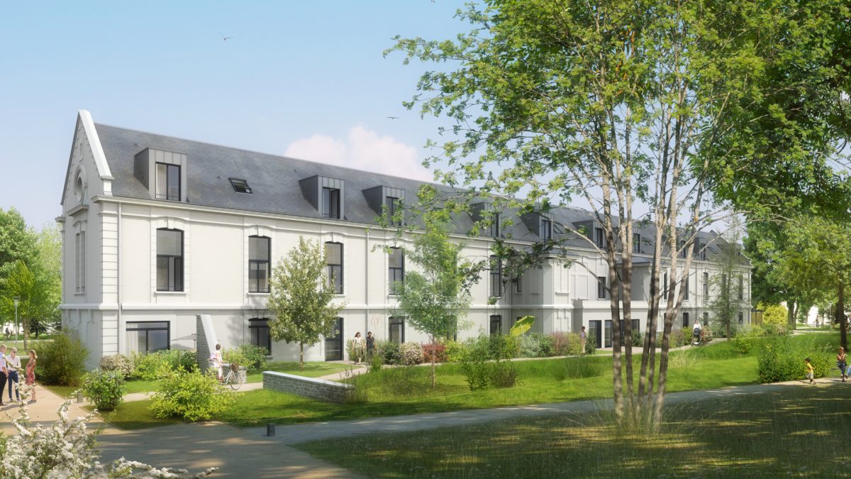 LA RESIDENCE JEANNE - programme immobilier neuf CAEN (14) - DENORMANDIE - TVA Nominale
