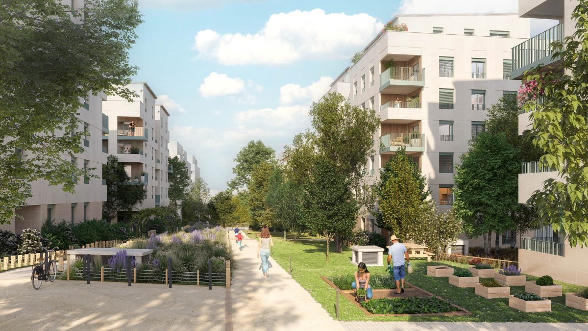 Côté Montessuy - programme immobilier neuf CALUIRE-ET-CUIRE (69) - Jeanbrun