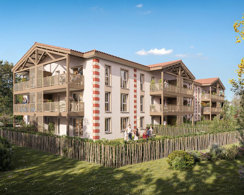 Les Jardins de Tudela - programme immobilier neuf SAINT-PIERRE-DU-MONT (40) - LMNP, Jeanbrun