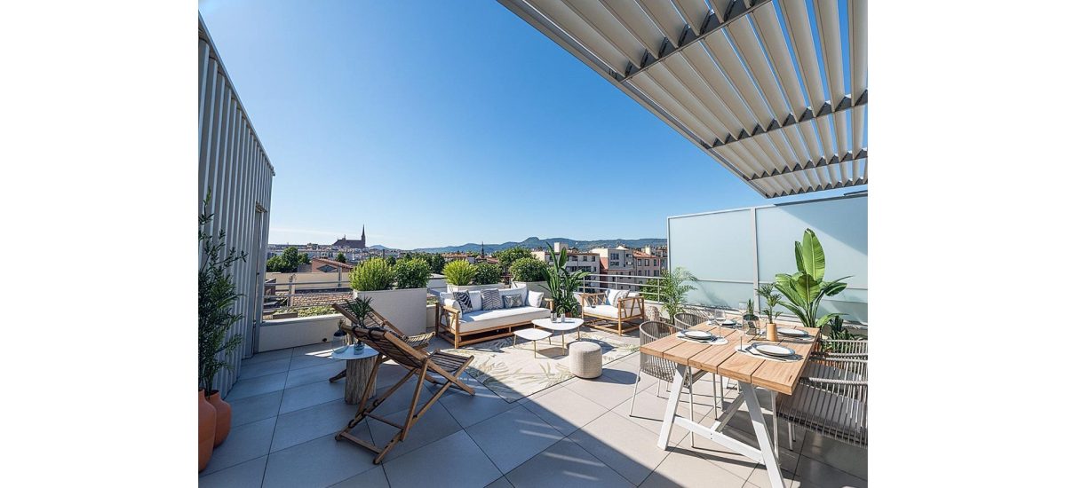 Garden City - Inten'City - programme immobilier neuf CLERMONT-FERRAND (63) - TVA Nominale - LMNP NON GERE
