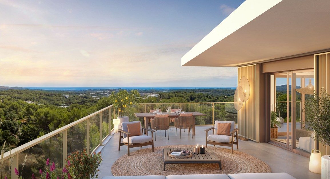 SKYLINE - programme immobilier neuf VALBONNE (06) - LLI TVA 10%, Jeanbrun