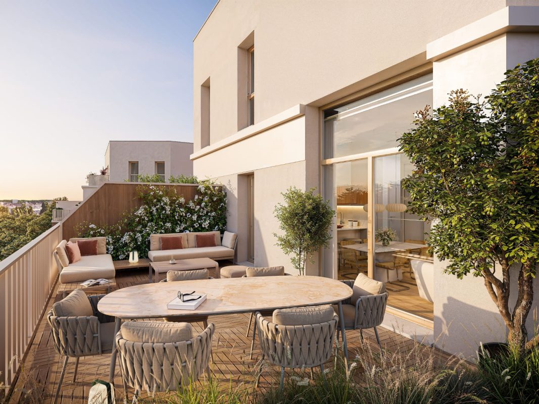 VILLA ANTOINETTE - programme immobilier neuf POISSY (78) - TVA 5.5%, LMNP, Prix maîtrisé, LLI TVA 10%, Jeanbrun