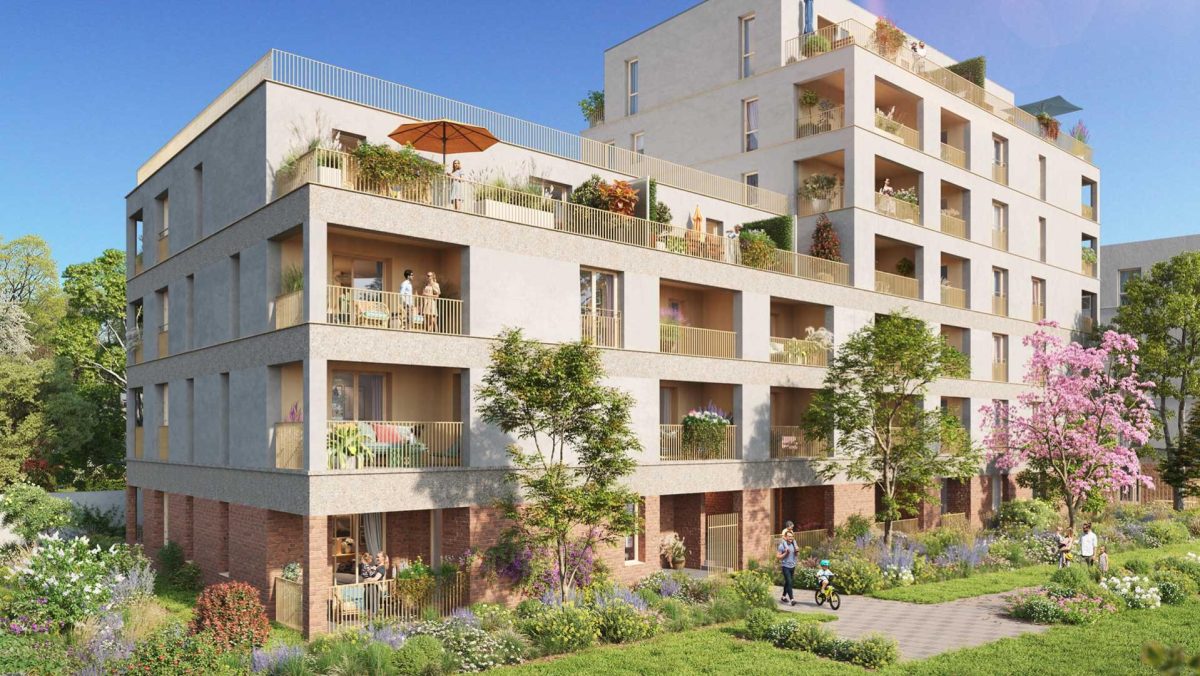 les Jardins de Bellevue - programme immobilier neuf La Courneuve (93) - LLI, Jeanbrun, Patrimonial, PTZ, Prix standard, TVA réduite (5,5 %)
