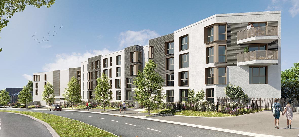 EnVergure - programme immobilier neuf CAEN (14) - LLI - TVA Nominale - LMNP NON GERE
