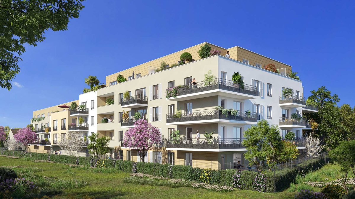 Le Domaine des Ruelles - programme immobilier neuf Plaisir (78) - LLI, Jeanbrun, LMNP, Patrimonial, Prix standard