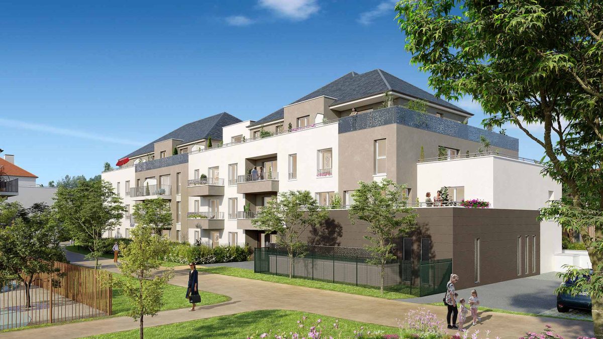 Green Central - programme immobilier neuf Saint-Fargeau-Ponthierry (77) - LLI, Jeanbrun, LMNP, Patrimonial, PTZ, Prix standard
