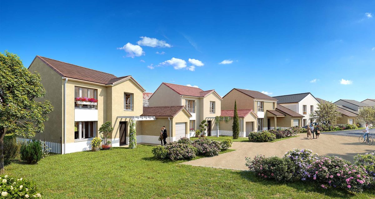 Domaine des Longs Champs - programme immobilier neuf Houdan (78) - LLI, Jeanbrun, Prix standard, Patrimonial, PTZ