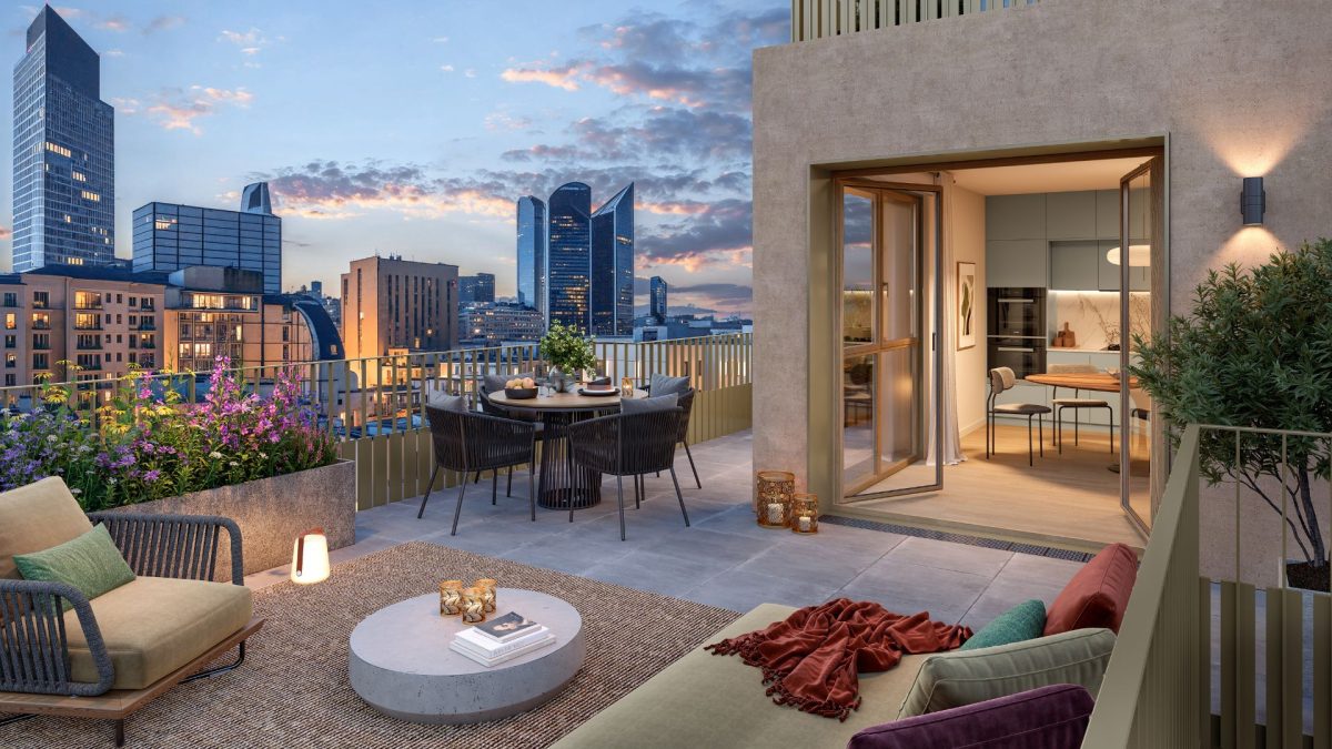 Koya - programme immobilier neuf Courbevoie (92) - LLI, Jeanbrun, LMNP, PTZ, Prix standard, Patrimonial