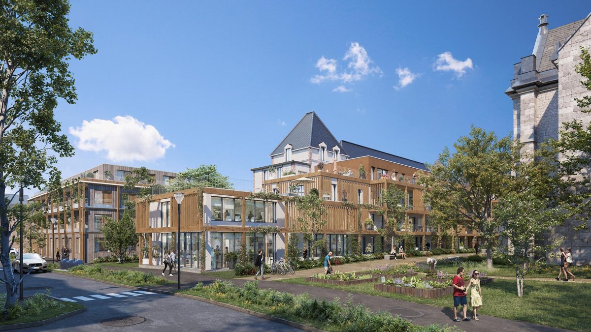 Le Domaine - programme immobilier neuf Bois-Guillaume (76) - LLI, Jeanbrun, LMNP, Patrimonial, PTZ, Prix standard