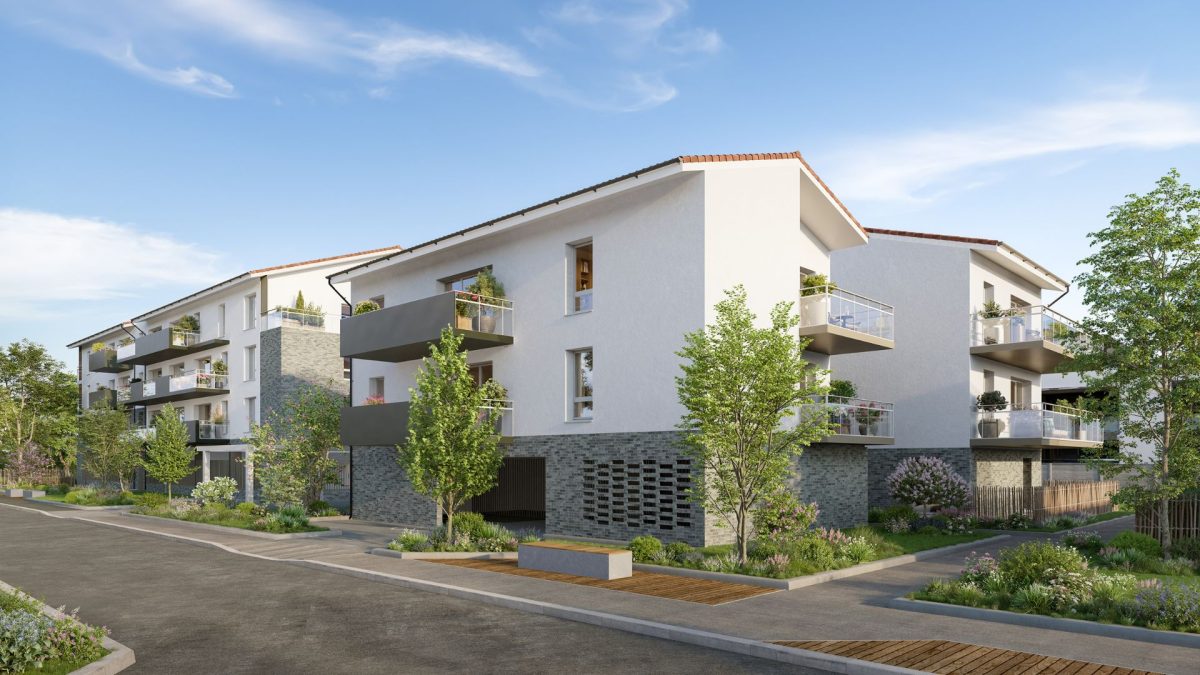 Les lisières - programme immobilier neuf Villeneuve-Tolosane (31) - LLI, Prix standard, PTZ, LMNP, Patrimonial, Jeanbrun