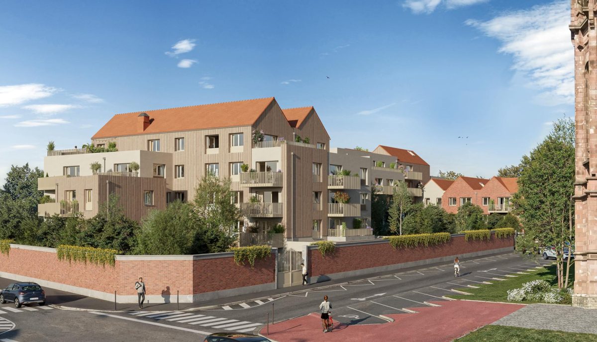 Les Terrasses du Parc - programme immobilier neuf Armentières (59) - LLI, Jeanbrun, LMNP, Patrimonial, PTZ, Prix standard