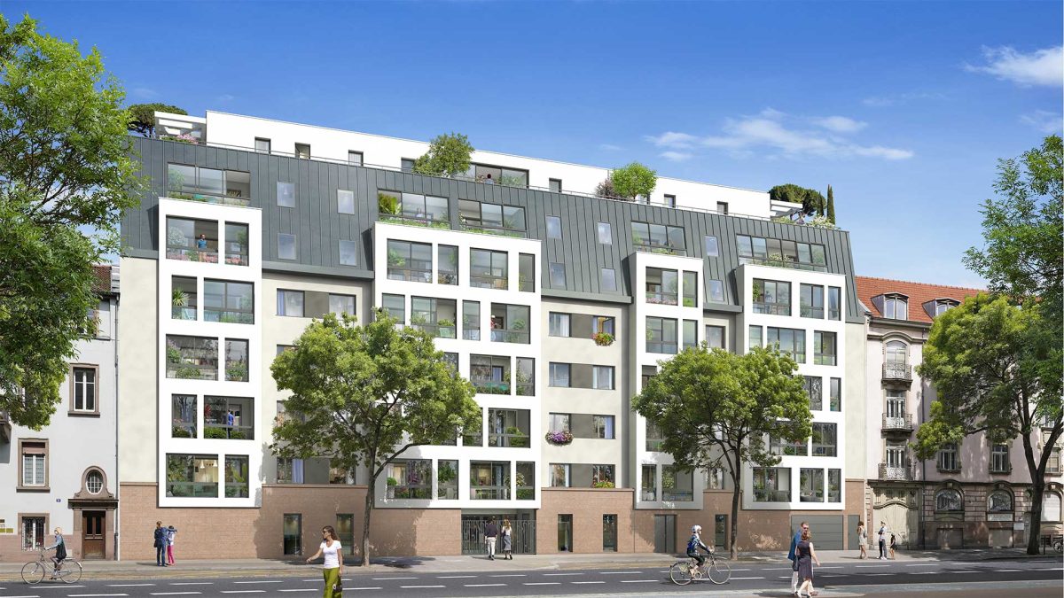 Nouvel Art - programme immobilier neuf Strasbourg (67) - LLI, Jeanbrun, LMNP, Patrimonial, Prix standard, PTZ