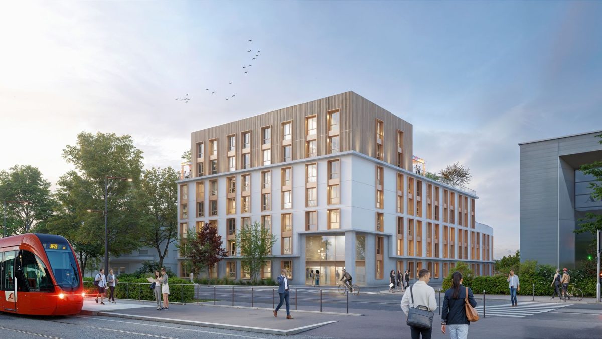 Néméa Le Mans Université - programme immobilier neuf Le Mans (72) - LMNP géré