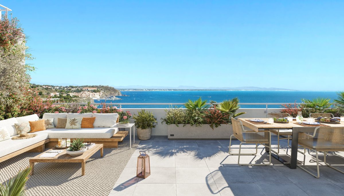 MER AZUR - programme immobilier neuf PORT-VENDRES (66) - JEANBRUN