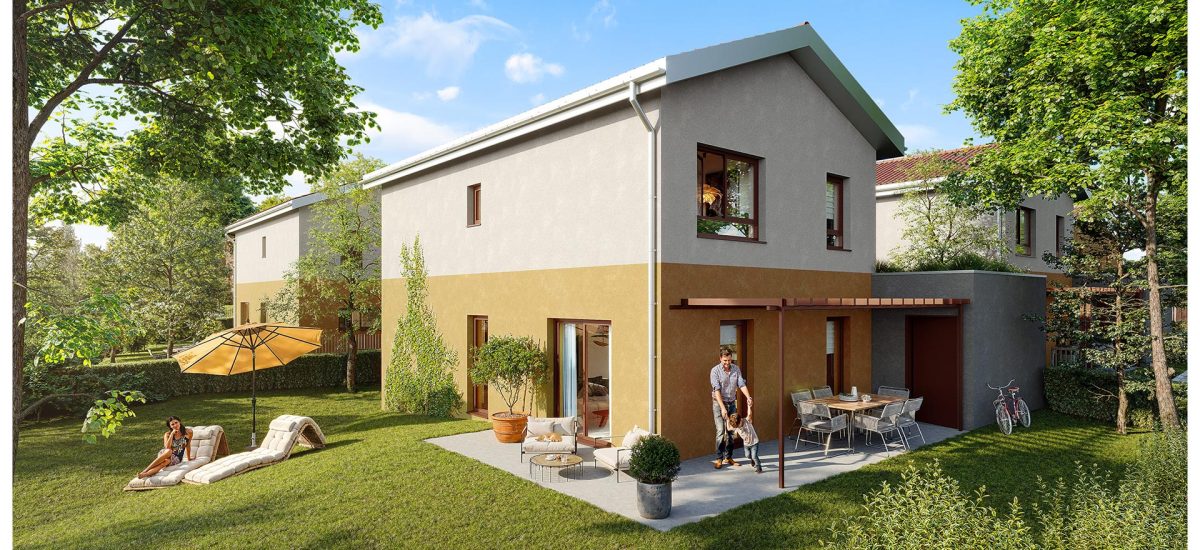 Joli Bocage - programme immobilier neuf SOURCIEUX-LES-MINES (69) - TVA Nominale - LMNP NON GERE