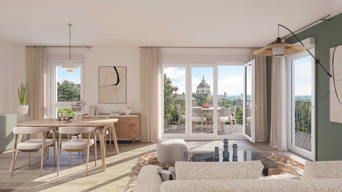 Les Hauts de la Basilique - programme immobilier neuf Lisieux (14) - Jeanbrun, Prix standard, Patrimonial, PTZ, TVA réduite (5,5 %)