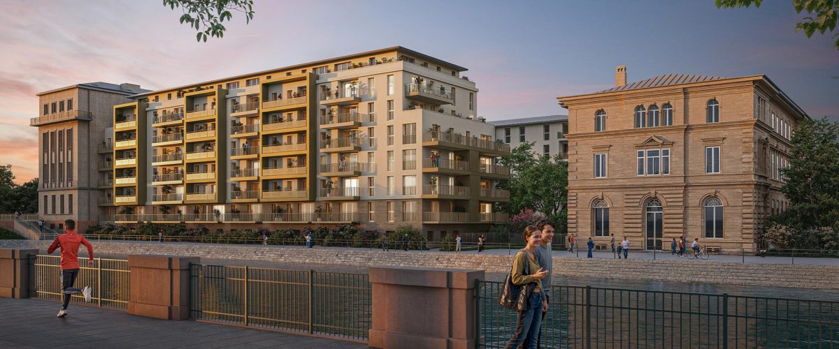CANAL VIEW - cage B - programme immobilier neuf MULHOUSE (68) - Autre