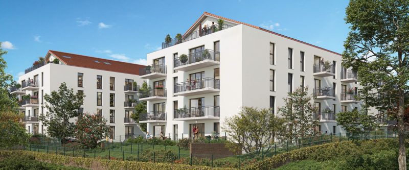 LE DOMAINE HAUT JARDIN - BAT C - vue 4