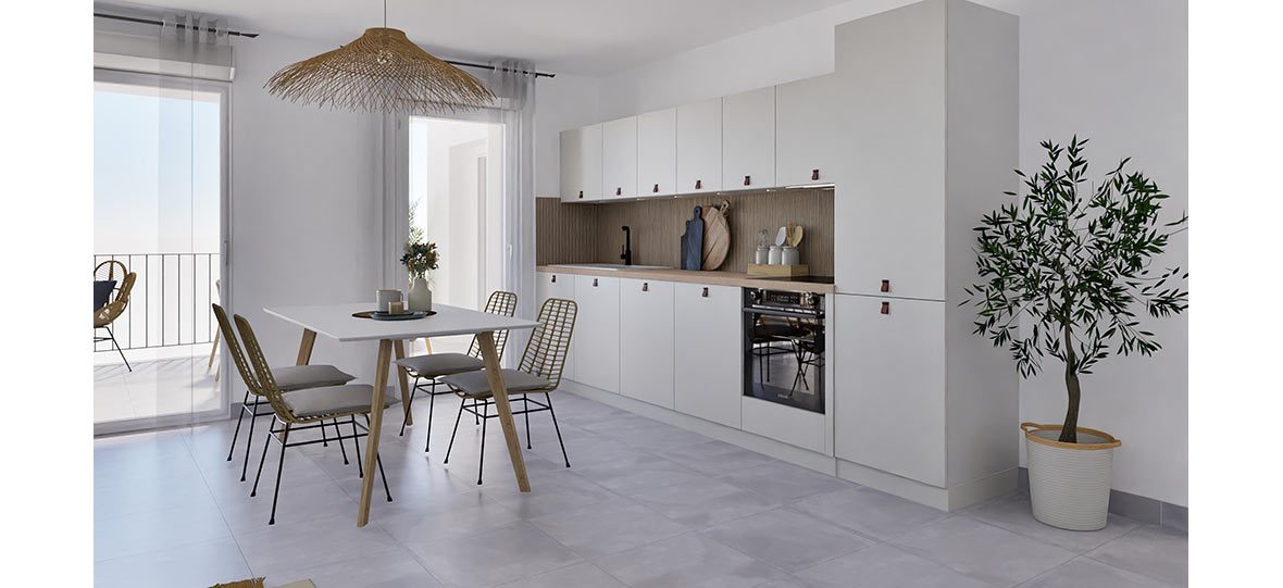 OASIS - programme immobilier neuf NICE (06) - TVA Nominale - LMNP NON GERE