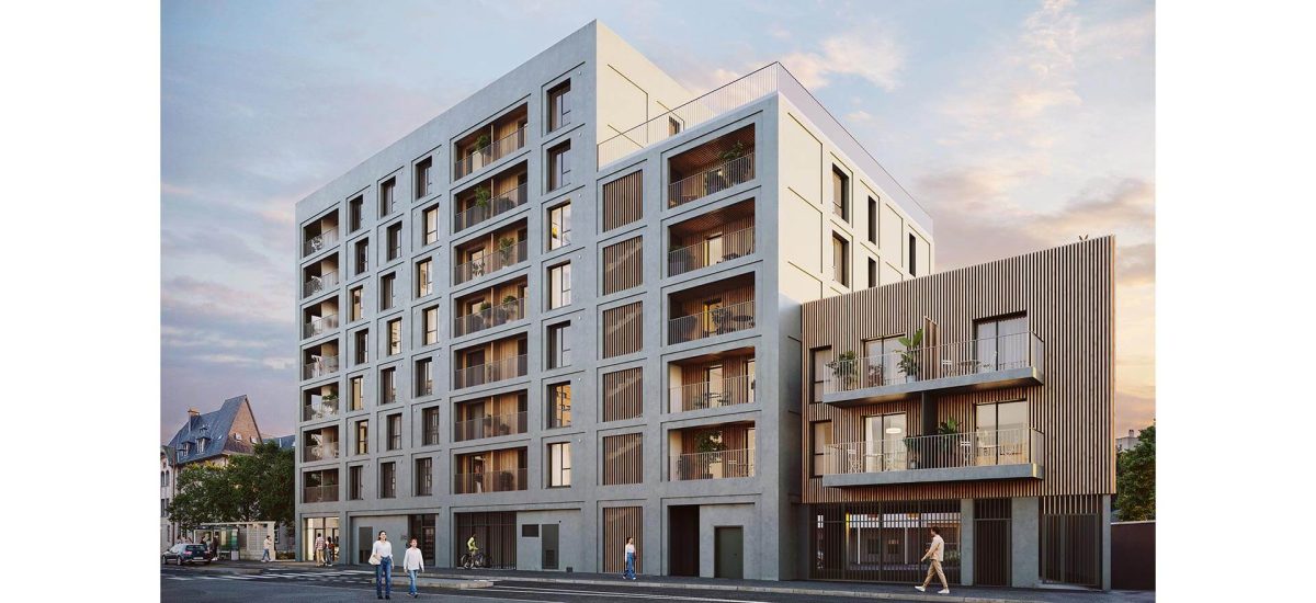 My Campus Rennes Centre - programme immobilier neuf RENNES (35) - TVA Nominale - LMNP NON GERE