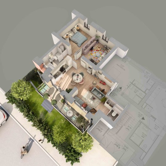CASERNE LARGEAU - vue 1