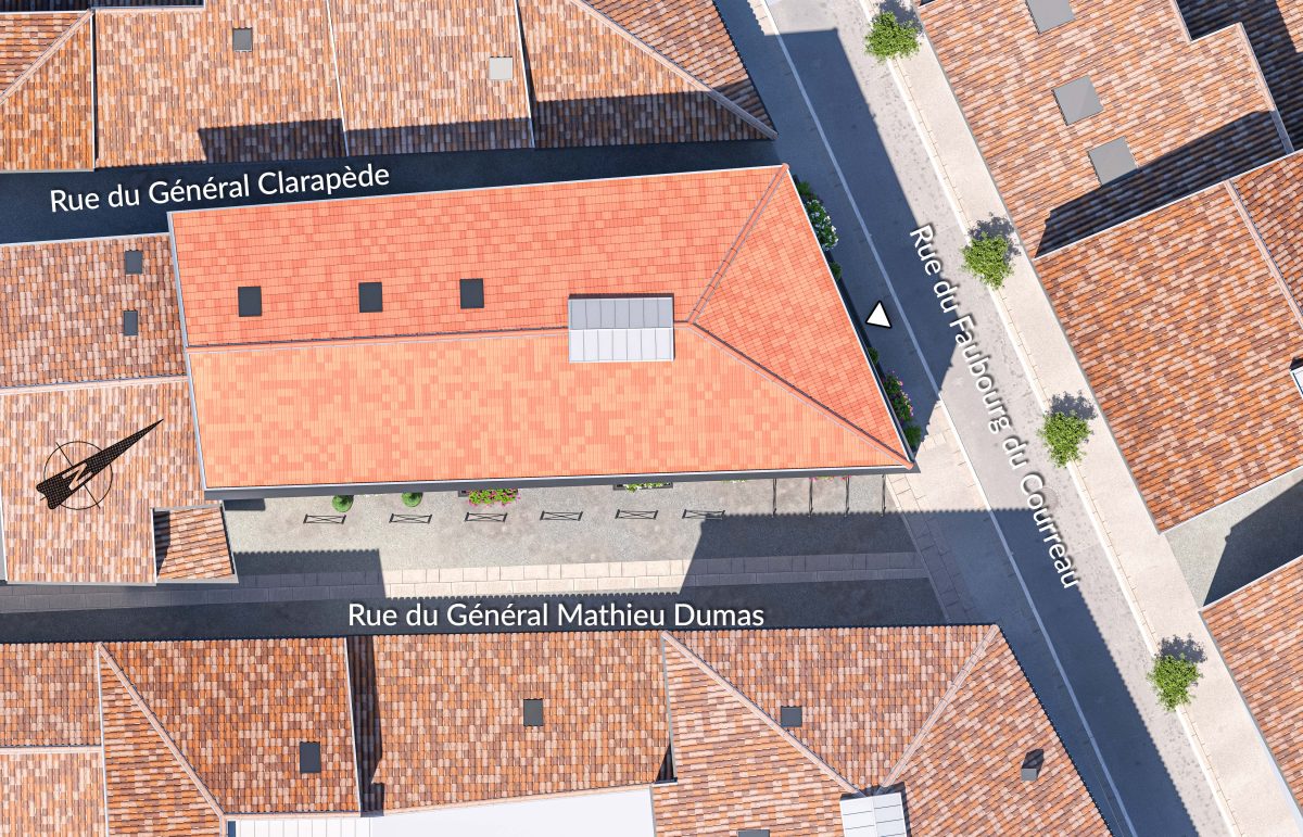 FAUBOURG DU COURREAU - programme immobilier neuf MONTPELLIER (34) - Hors dispositif/LMNP non géré