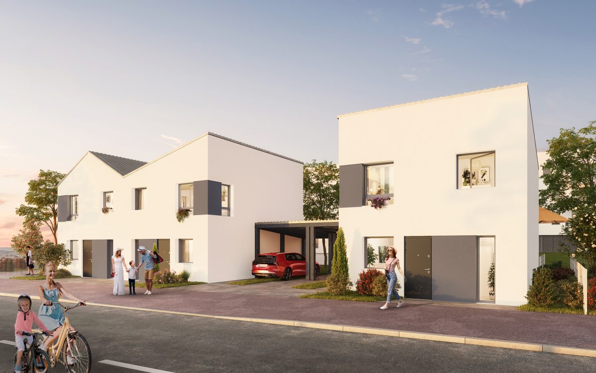 Les Promenades de Gaia - programme immobilier neuf COLOMBELLES (14) - Dispositif LLI