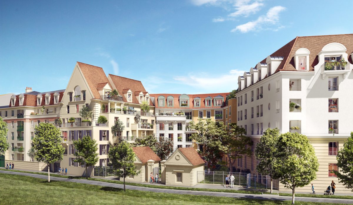 Le Domaine du Chevalier - programme immobilier neuf LE BLANC MESNIL (93) - Dispositif LLI