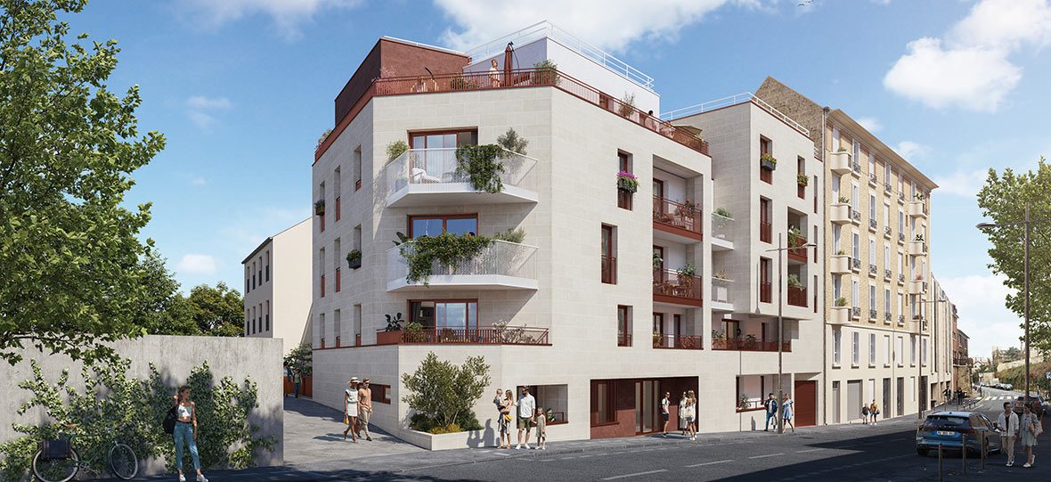 Terra Nova - programme immobilier neuf VANVES (92) - TVA Nominale - LMNP NON GERE