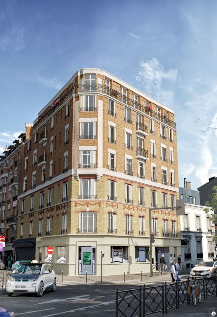 Rue Mortinat - programme immobilier neuf Asnières-sur-Seine (92) - Nue-Propriété