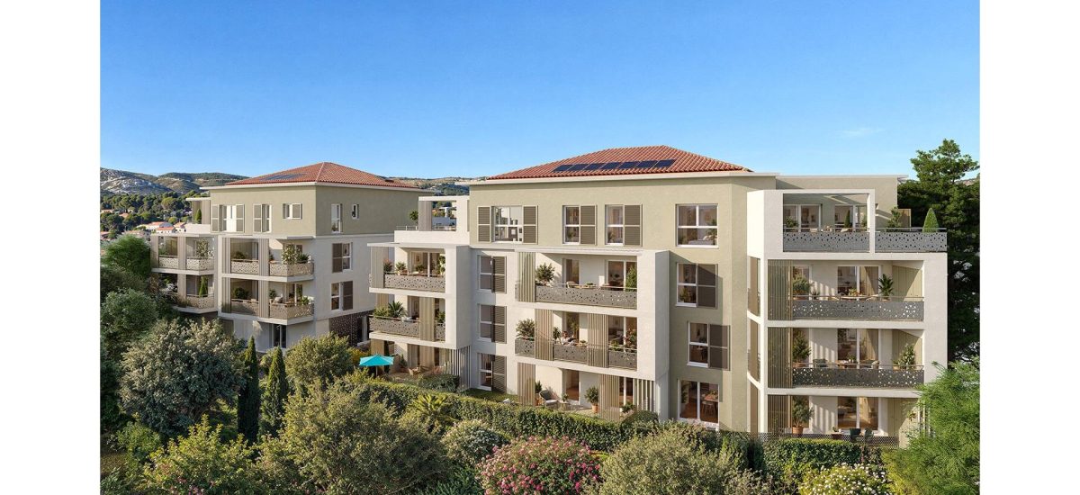 Les Jardins d'Elia - programme immobilier neuf LA CIOTAT (13) - LLI - TVA Nominale - LMNP NON GERE