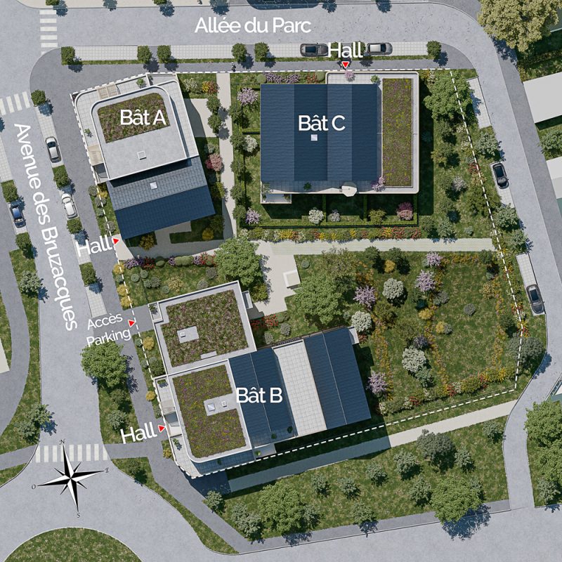 Agora Initio - programme immobilier neuf JOUY LE MOUTIER (95) - Hors dispositif, Loi Jeanbrun, LLI