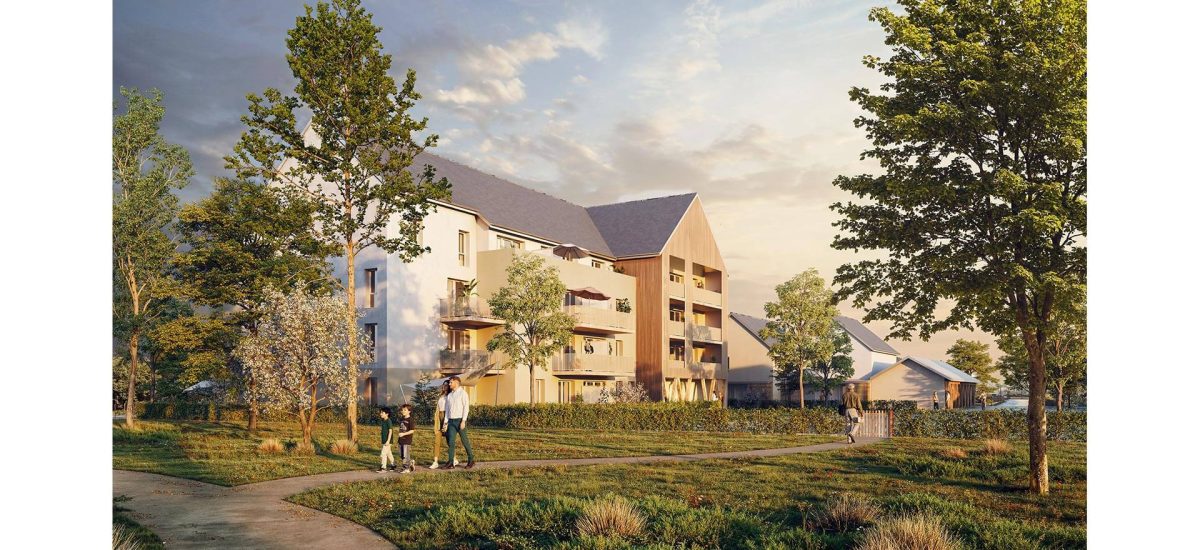 Les Rives du Parc - programme immobilier neuf SOLIERS (14) - TVA Nominale - LMNP NON GERE