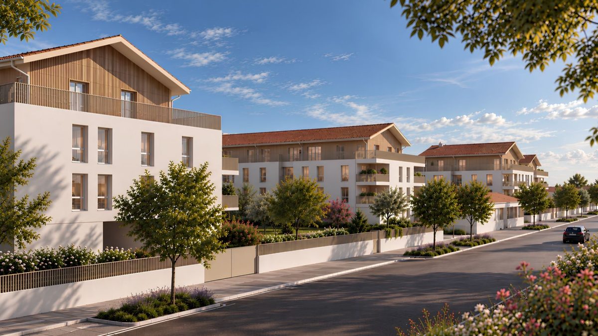 Ecrin vert - programme immobilier neuf Blanquefort (33) - Prix standard, Jeanbrun, LMNP, Patrimonial, PTZ, LLI