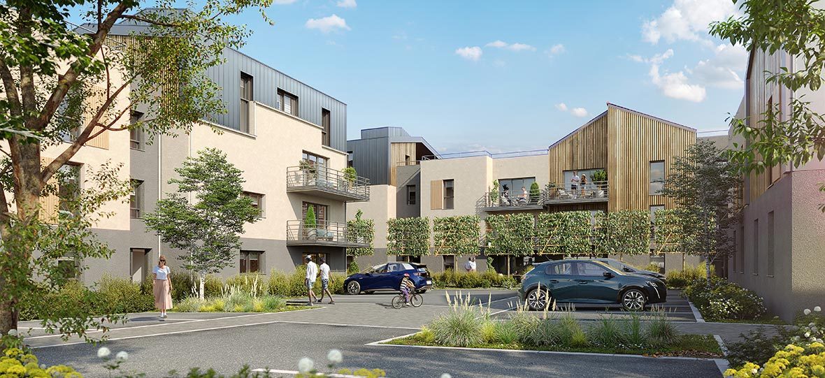 Carré Mélusine - programme immobilier neuf NIORT (79) - TVA Nominale - LMNP NON GERE