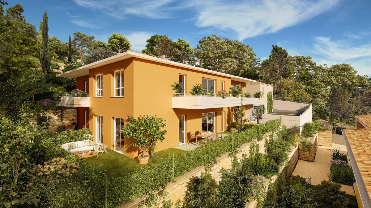 LES HAUTS JARDINS - programme immobilier neuf MENTON (06) - Hors dispositif/LMNP non géré