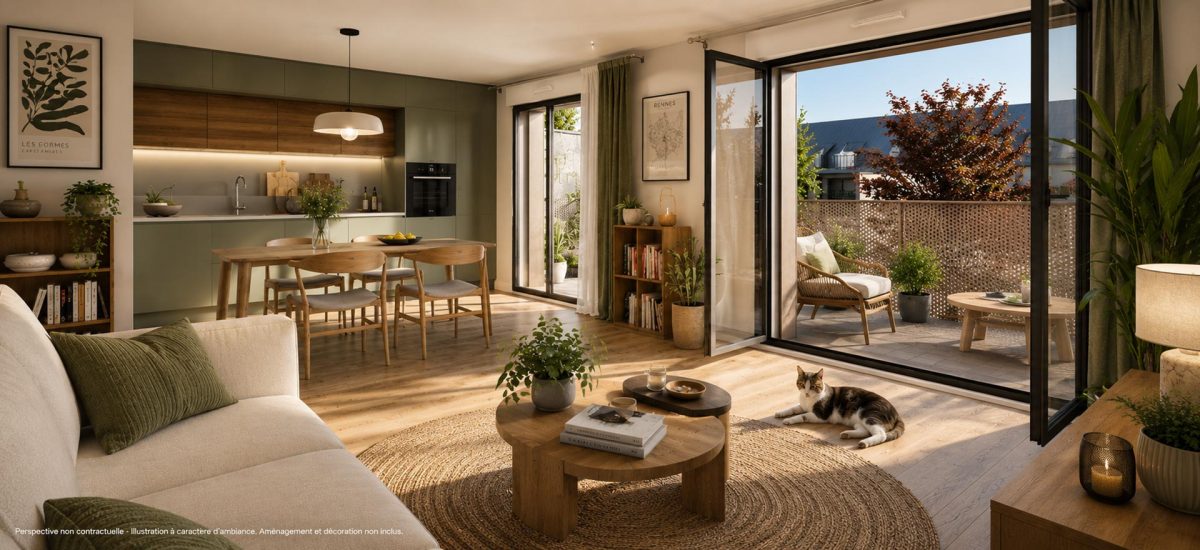 Opale - programme immobilier neuf SAINT-AUBIN-D'AUBIGNE (35) - TVA Nominale