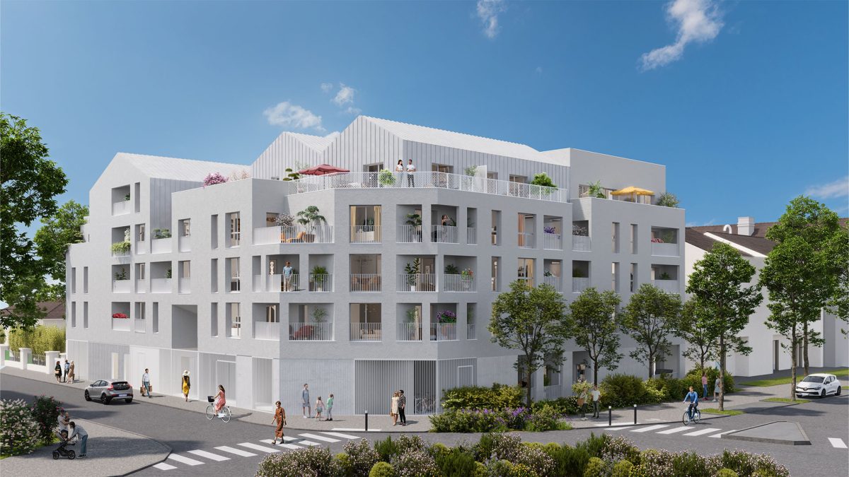 LES HAUTS DE CHEVERNY - programme immobilier neuf Saint-Herblain (44) - Hors dispositif/LMNP non géré