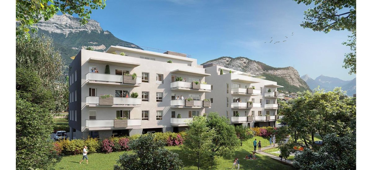 Effet Vercors - programme immobilier neuf CLAIX (38) - LLI - TVA Nominale - LMNP NON GERE